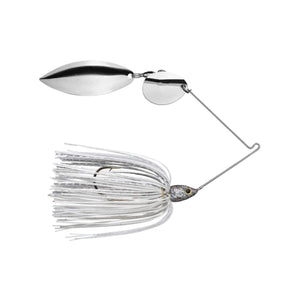 Tour Grade Tandem Spinnerbait White/Silver / 3/8 oz