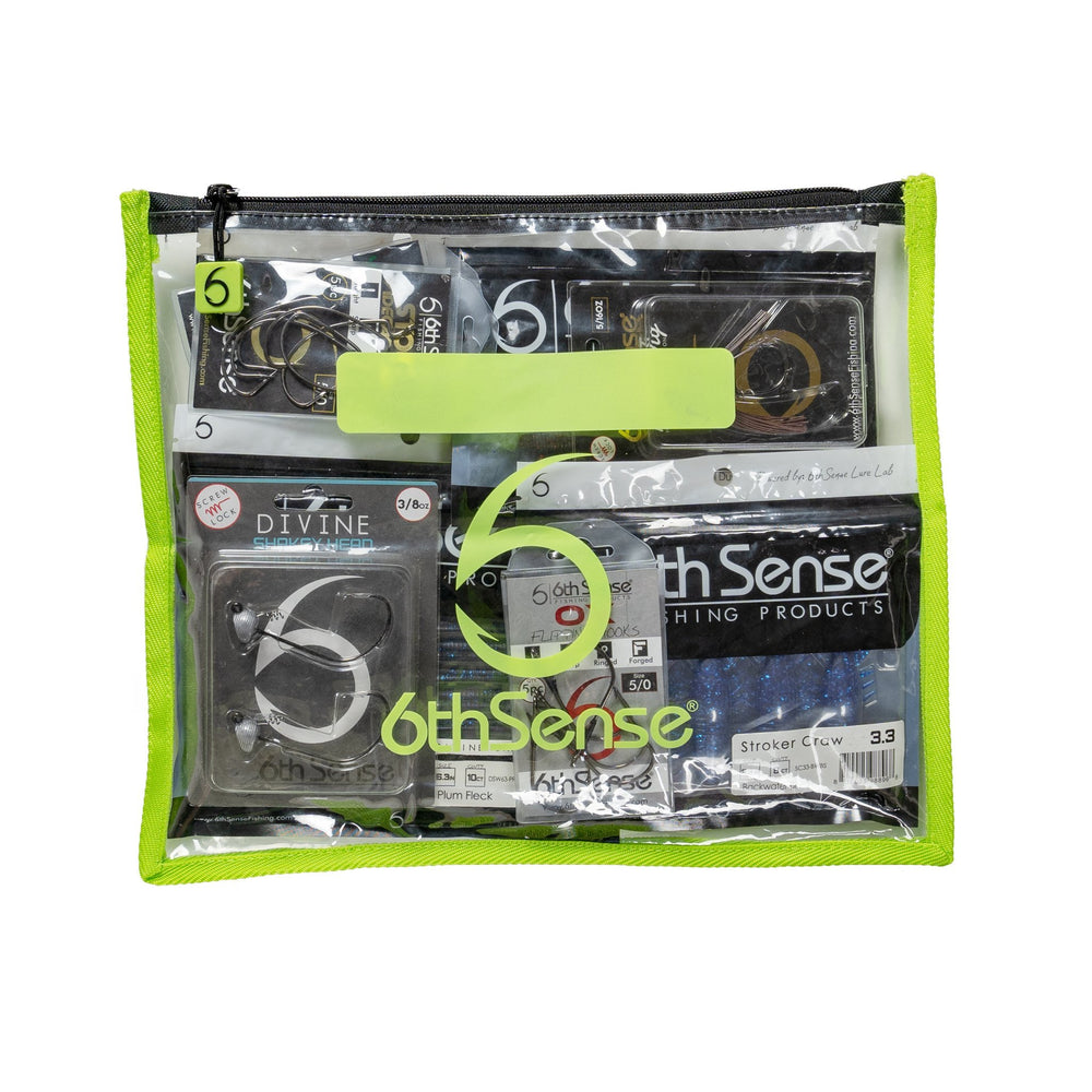 6th Sense BaitZip Bags Green / 13"x11"