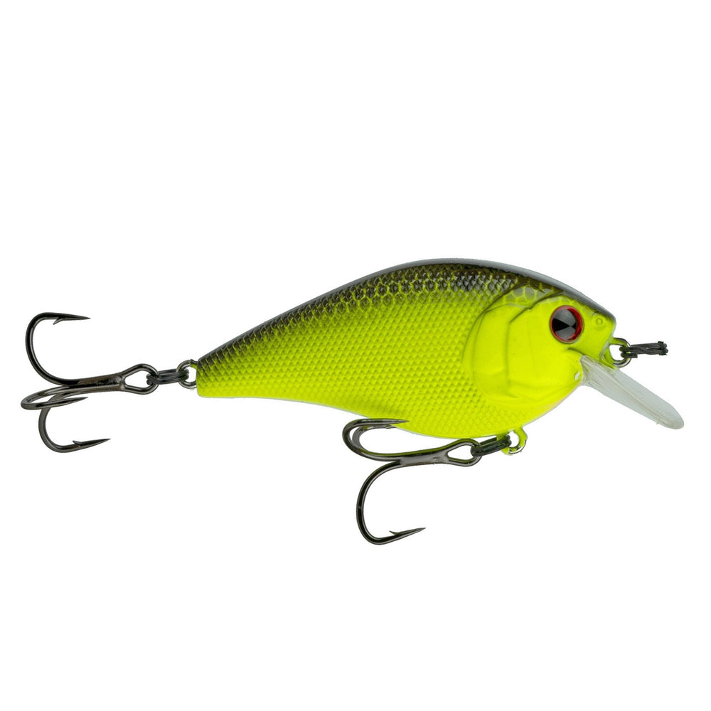 6th Sense Crush 100X Squarebill Crankbait Chartreuse Black Back / 2 3/4"