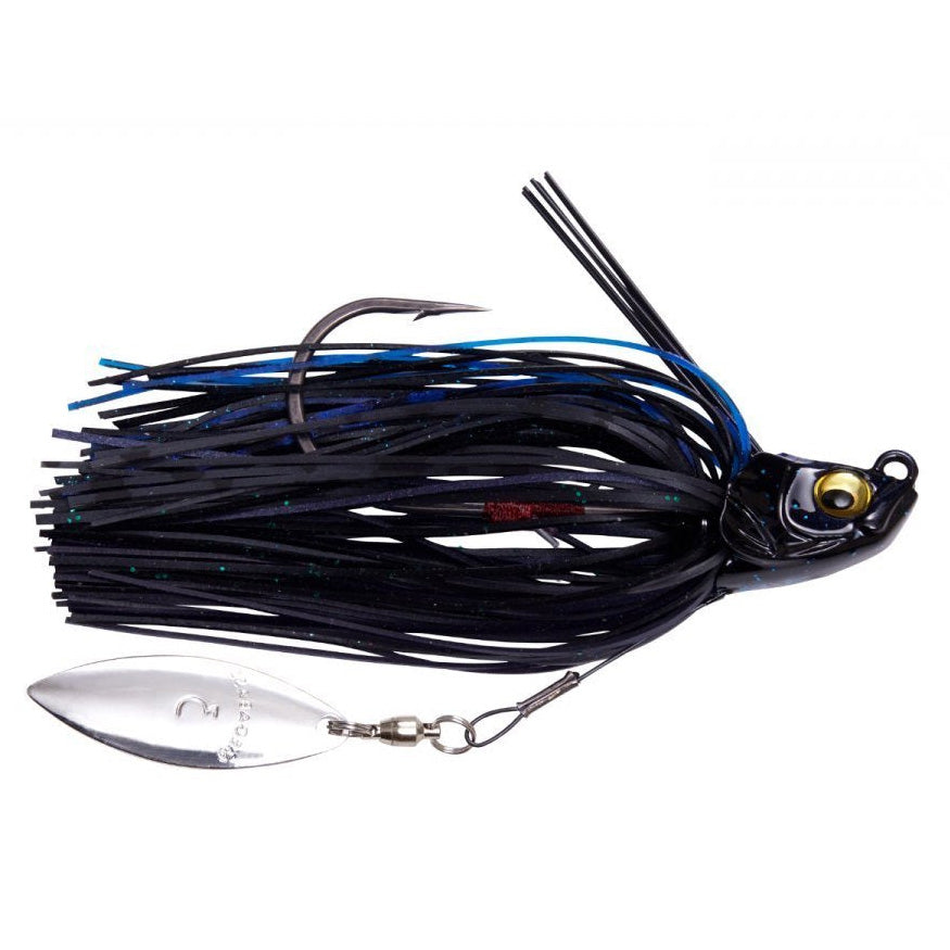 Megabass Uoze Swimmer Swim Jig 1/2 oz / Black Blue