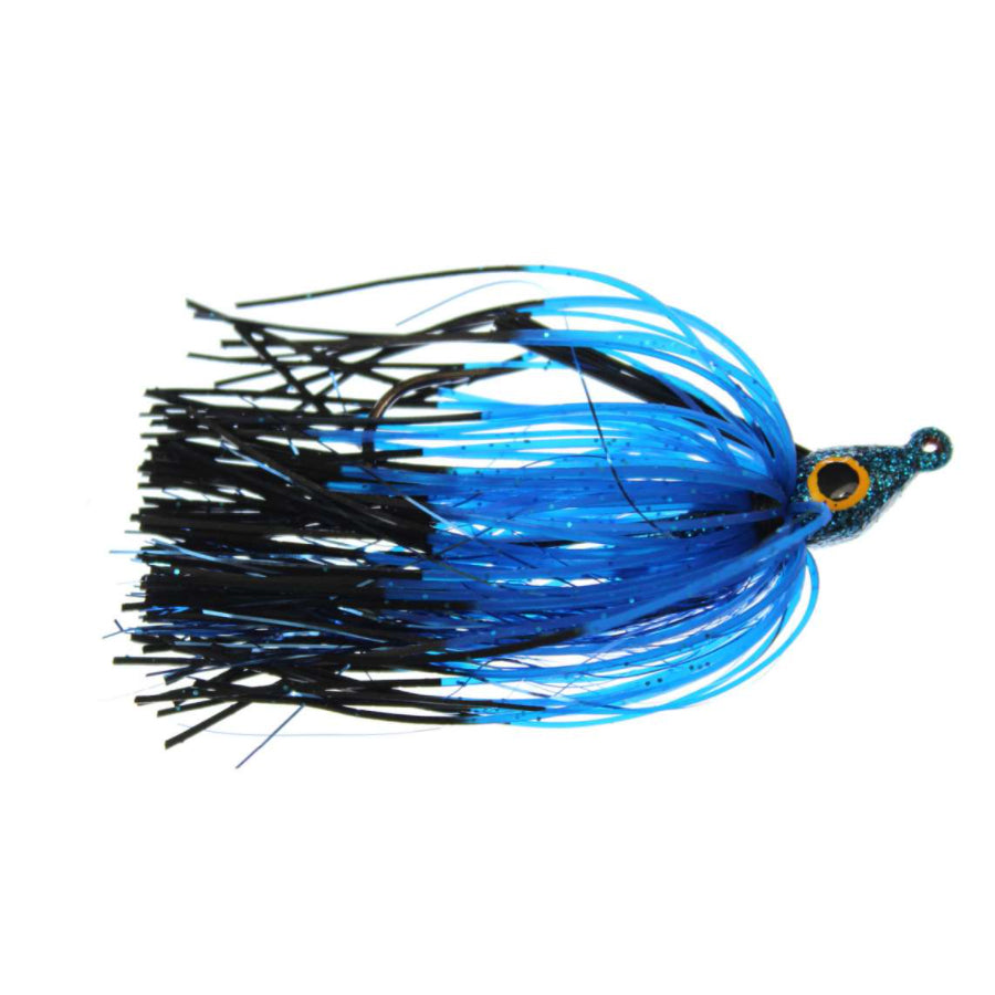 Lethal Weapon II Swim Jig 1/4 oz / Black and Blue FT