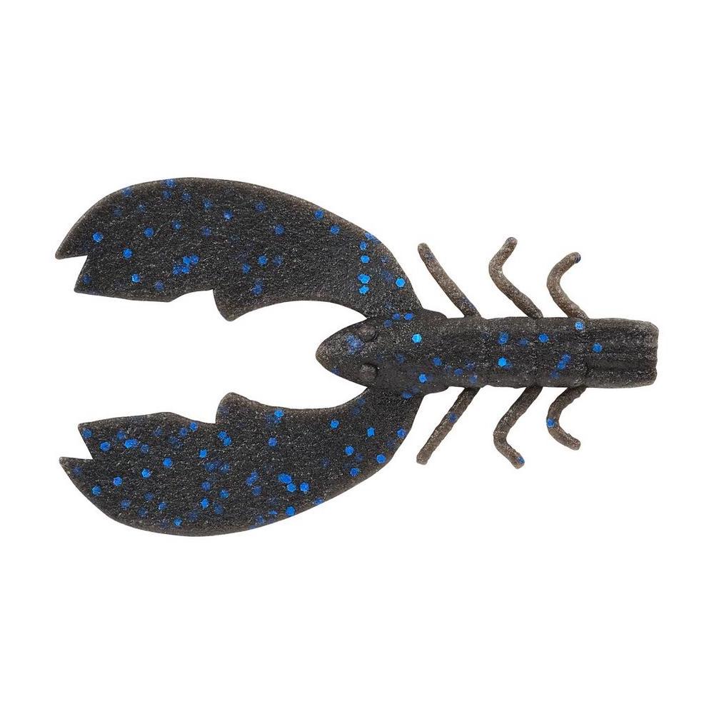 Berkley PowerBait MaxScent Chigger Craw 4" / Black Blue Fleck