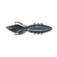 Xzone Lures 4" Adrenaline Bug Black Blue Flake / 4"