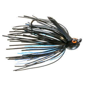 CrossEyeZ Power Finesse Jig 1/4 oz / Black/Blue