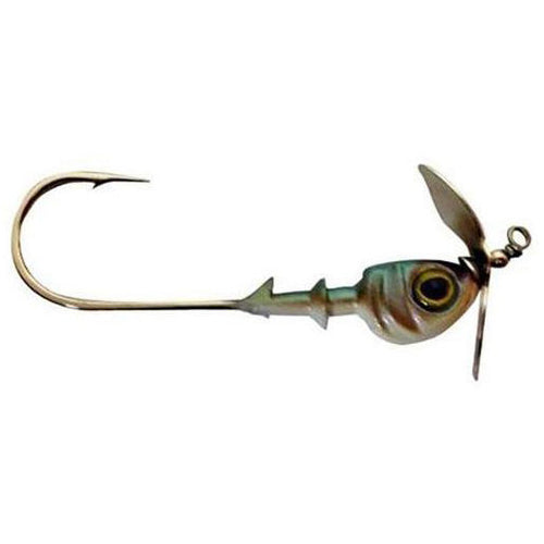 Greenfish Tackle Shin Spin Jighead 1/2 oz / Blue Gill Greenfish Tackle Shin Spin Jighead 1/2 oz / Blue Gill