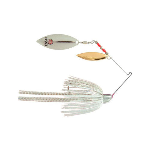 Strike King KVD Finesse Spin Double Willow Spinnerbait Super White / 1/2 oz Strike King KVD Finesse Spin Double Willow Spinnerbait Super White / 1/2 oz