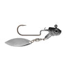 Coolbaits Lures Down Under Weedless Underspin - Silver Blade 3/8 oz / Black Shad