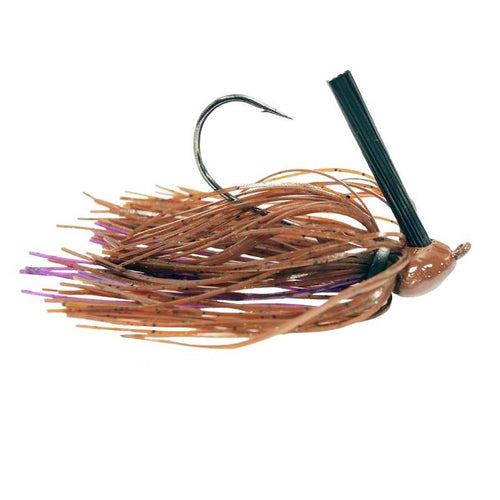 Missile Baits Ikes Head Banger Football Jig 1/2 oz / Brown Purple Passion Missile Baits Ikes Head Banger Football Jig 1/2 oz / Brown Purple Passion