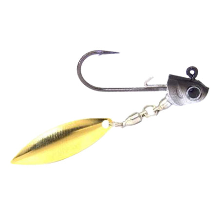 Coolbaits Lures Down Under Underspin - Gold Blade 1/8 oz / Black Shad