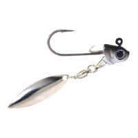 Coolbaits Lures Down Under Underspin - Silver Blade 3/8 oz / Black Shad