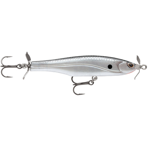 Storm Arashi Spinbait Black Silver Shad / 3 1/8" Storm Arashi Spinbait Black Silver Shad / 3 1/8"