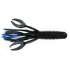 Big Bite Baits 4" Craw Tube Black Blue/Electric Blue / 4"