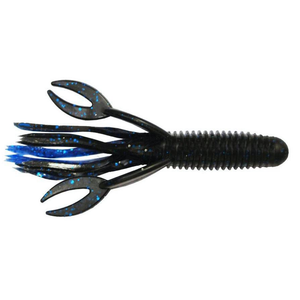 4" Craw Tube Black Blue/Electric Blue / 4"