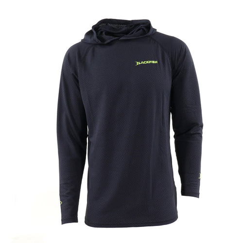 Blackfish CoolCharge Angler UPF Hoodie Small / Moonless Black Blackfish CoolCharge Angler UPF Hoodie Small / Moonless Black