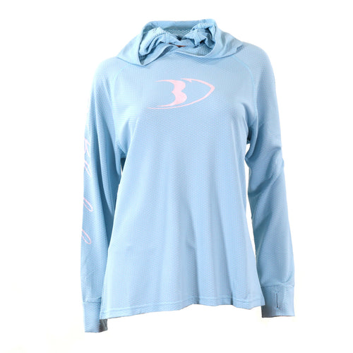 Blackfish Women's CoolCharge Angler UPF Hoodie Small / Sky Blue Blackfish Women's CoolCharge Angler UPF Hoodie Small / Sky Blue