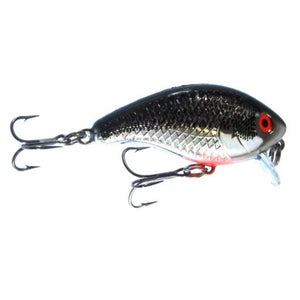 Baby 1-Minus Crankbait Chrome/Black / 2 1/4"