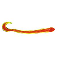 BFishN Tackle AuthentX Ringworm Chartreuse/Orange Core / 4"