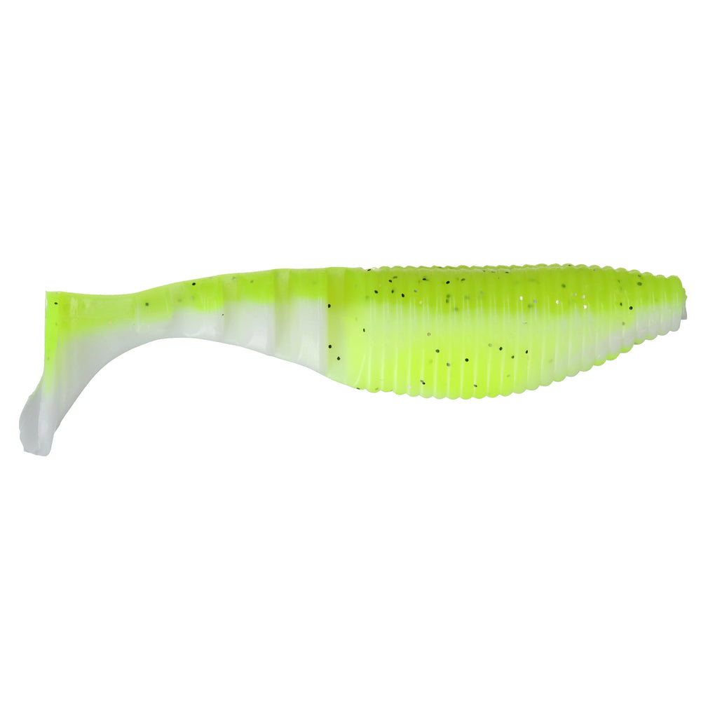 Yamamoto Kickin' Zako Chartreuse Shad Laminate / 4"