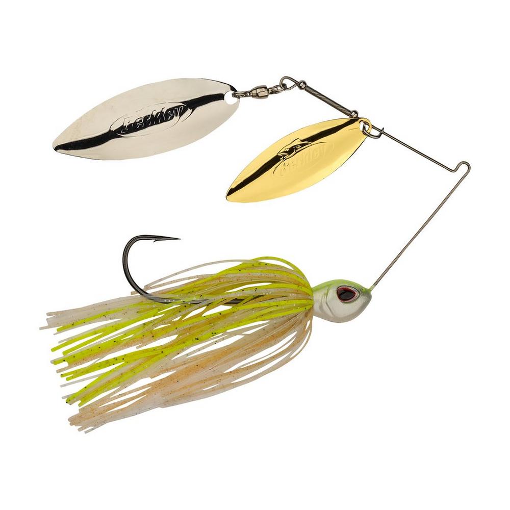 Berkley Power Blade Standard Double Willow Spinnerbait 3/8 oz / E2 Magic