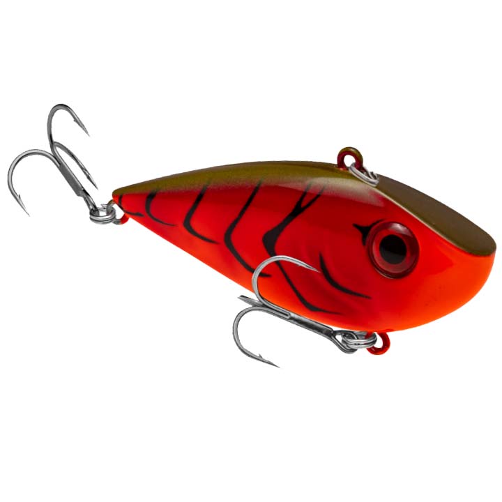 Strike King Red Eyed Shad Lipless Crankbait 2 1/2" / Fire Craw