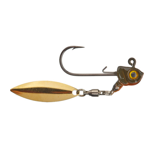 Coolbaits Lures Down Under Underspin - Gold Blade 3/16 oz / Bluegill Madness Coolbaits Lures Down Under Underspin - Gold Blade 3/16 oz / Bluegill Madness