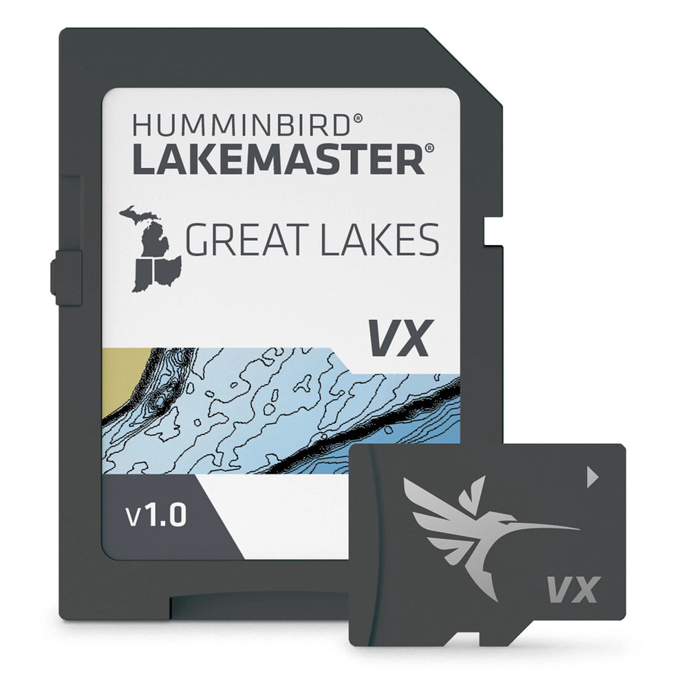 Humminbird LakeMaster VX Digital GPS Maps Great Lakes V1
