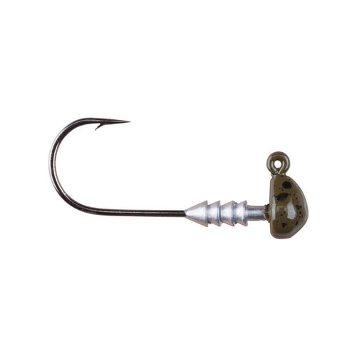 Berkley Half Head Jig 1/8 oz / Green Pumpkin / 1/0 Berkley Half Head Jig 1/8 oz / Green Pumpkin / 1/0