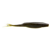 Zoom Super Fluke Green Pumpkin / 5 1/4"