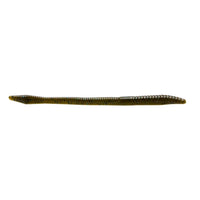 Zoom Trick Worm Green Pumpkin Blue / 6 1/2"