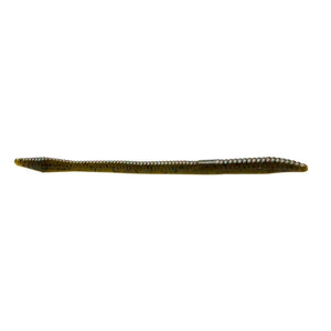 Trick Worm Green Pumpkin Blue / 6 1/2"