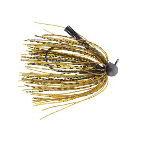Queen Tackle Tungsten Finesse Peanut Football Jig 1/4 oz / Green Pumpkin Green Queen Tackle Tungsten Finesse Peanut Football Jig 1/4 oz / Green Pumpkin Green