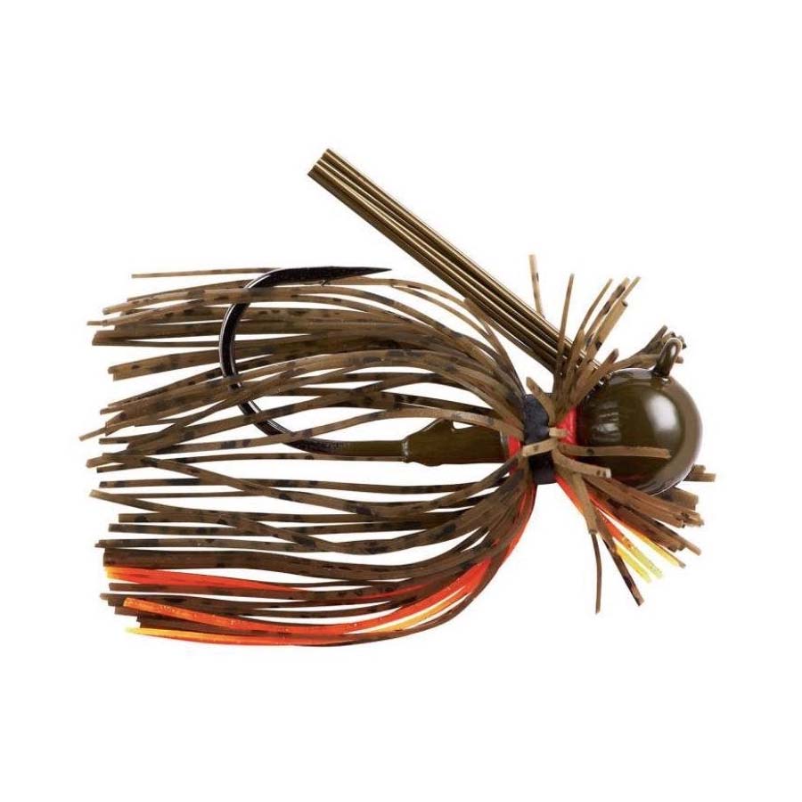 War Eagle Heavy Finesse Jig 3/8 oz / Green Pumpkin Orange