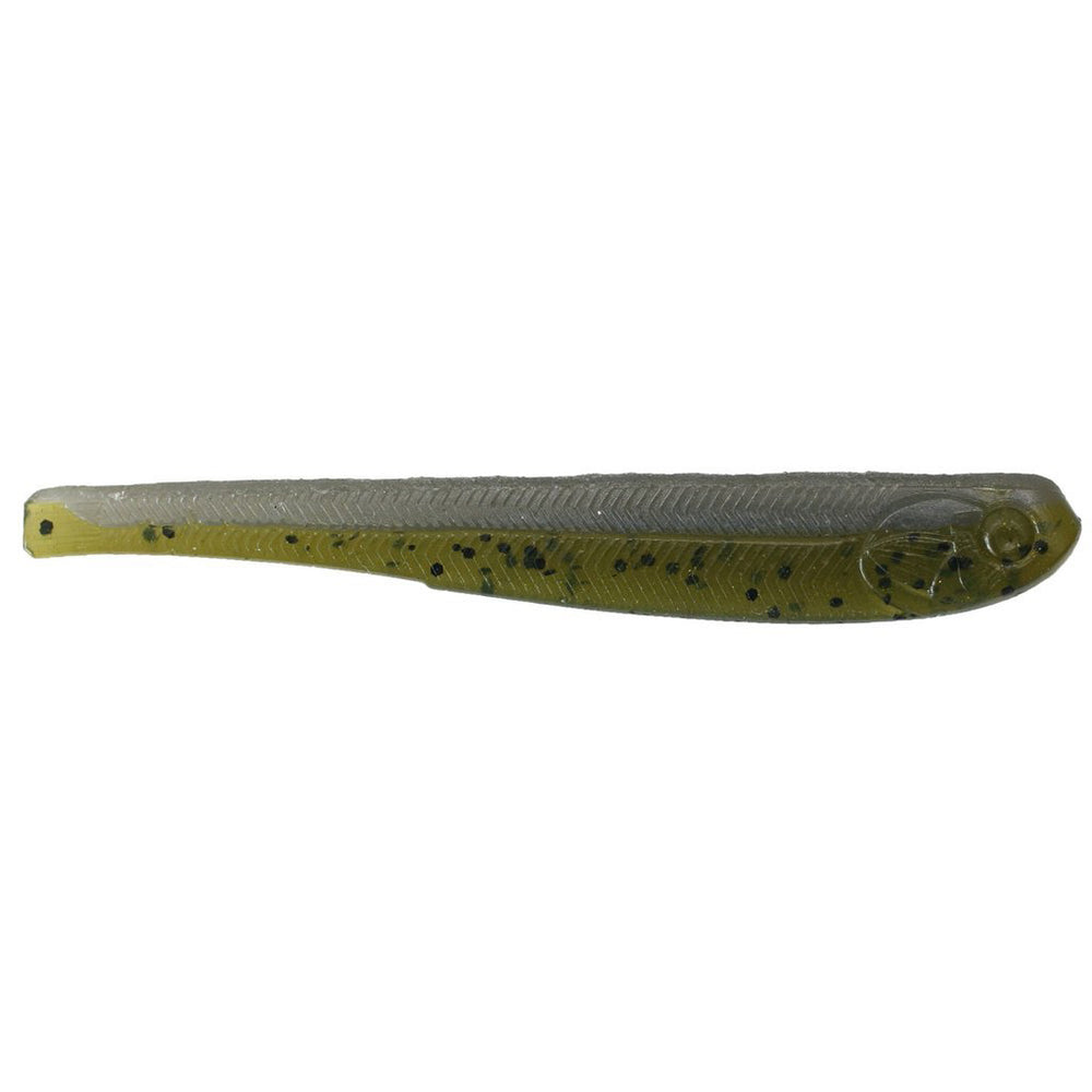 Nishine Lure Works Dropshot Minnow 3 2/5" / Green Pumpkin Purple