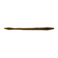 Zoom Trick Worm Green Pumpkin Purple / 6 1/2"