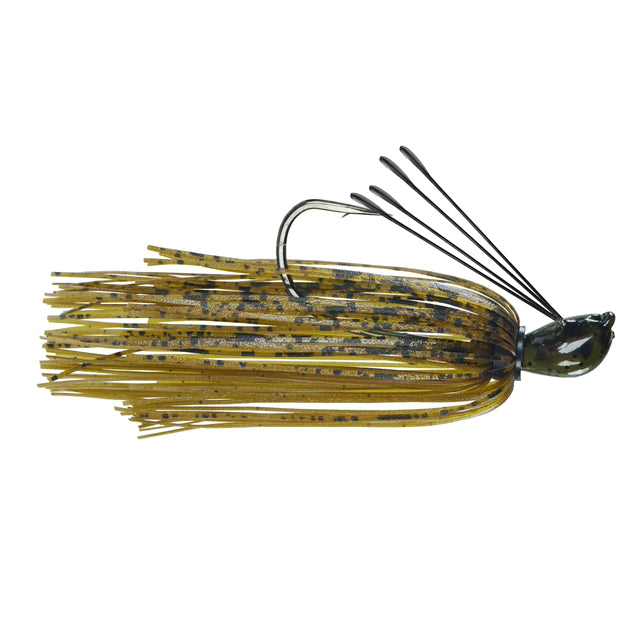 Picasso Lures Hank Cherry Signature Dock Rocket Jig 3/8 oz / Green Pumpkin/Tiger