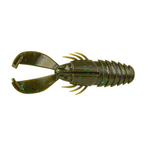 PowerBait Crash Craw - EOL 3 1/2" / Green Pumpkin Party