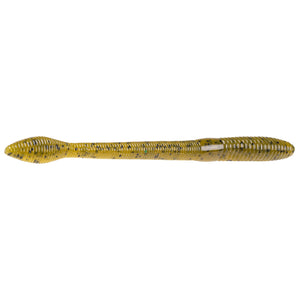 KVD Perfect Plastic Fat Baby Finesse Worm Green Pumpkin / 5"