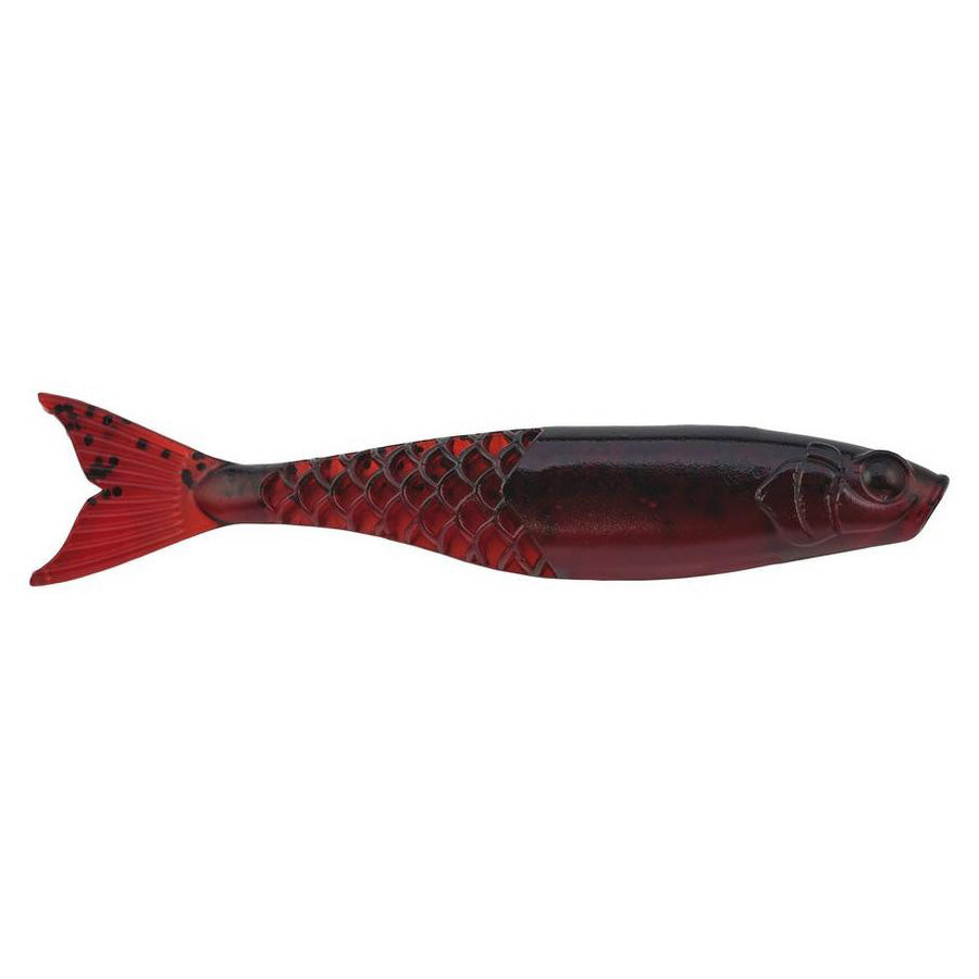 Berkley PowerBait PowerStinger Swimbait 4 1/4" / Ghost Red Craw