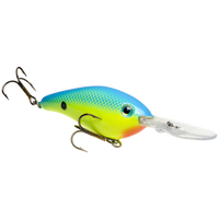 Strike King Silent Series 6XD Crankbait Powder Blue Back Chart / 3"