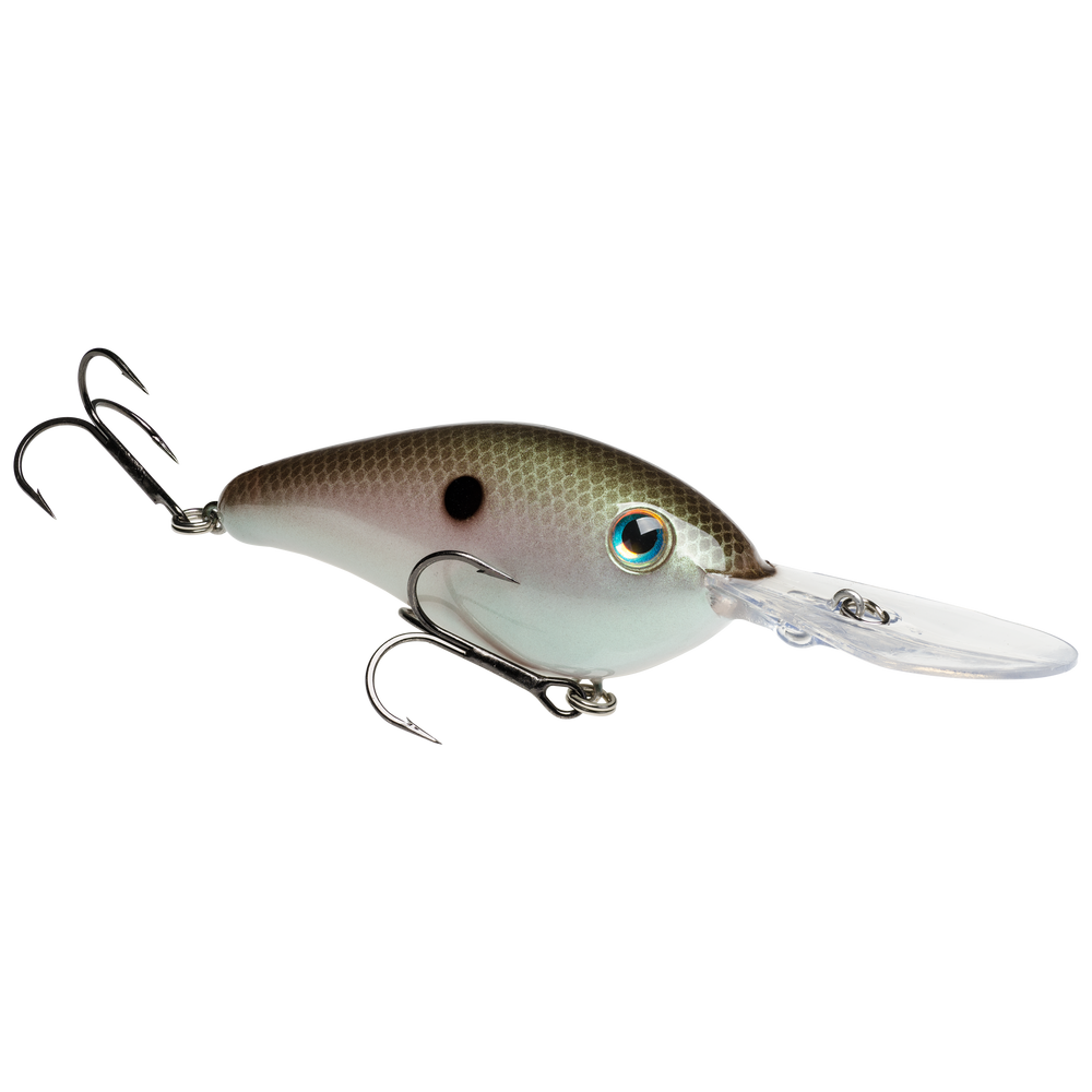 Strike King Silent Series 6XD Crankbait Green Gizzard Shad / 3"