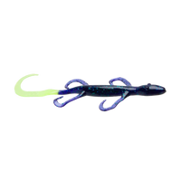 Zoom Lizard 6" Junebug/Chartreuse / 6"