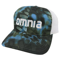 Omnia Fishing Trucker Hat Kryptek Black and Blue - EOL Kryptek Black and Blue