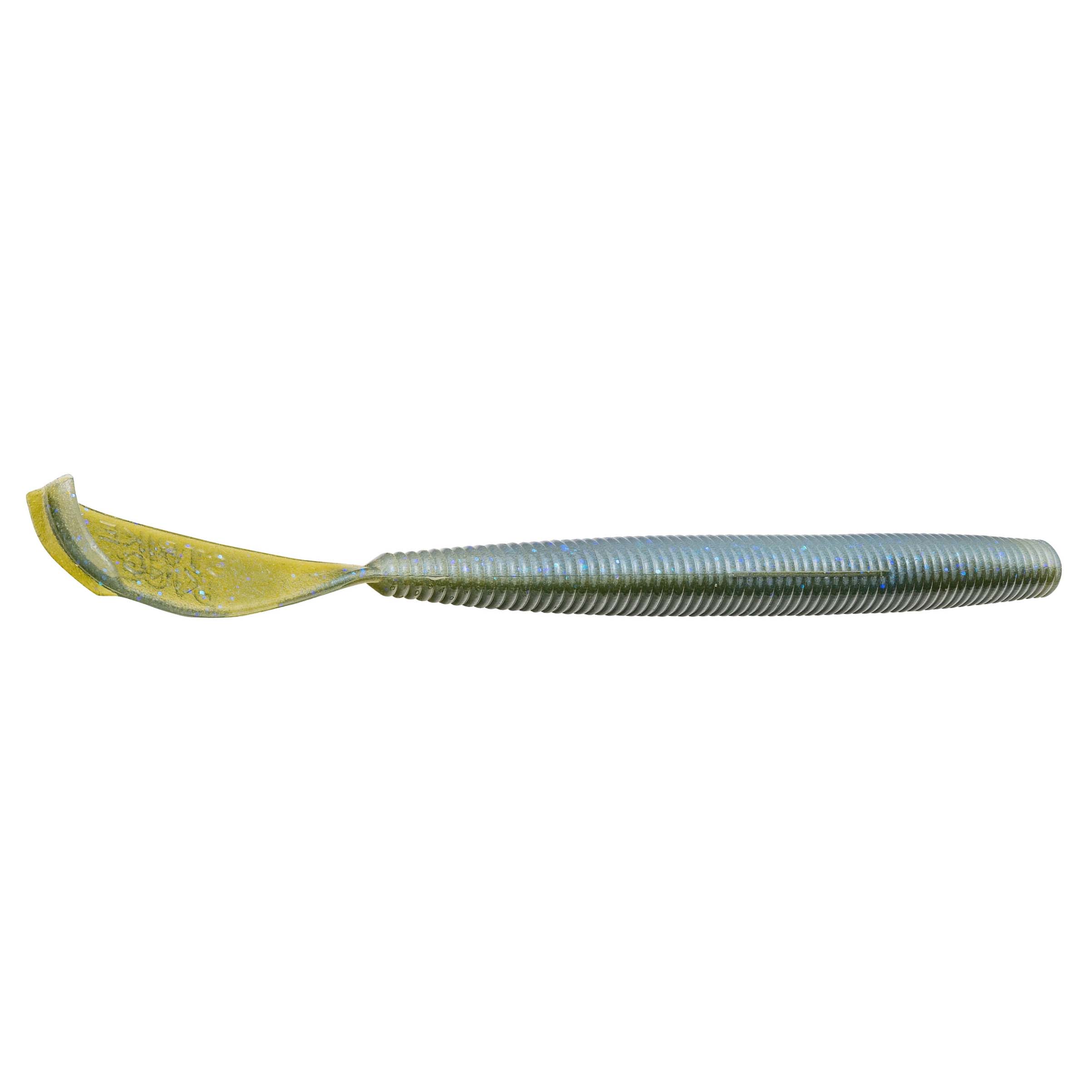 Strike King Rage Tail Ned CUT-R Worm Green Pumpkin » £6.29