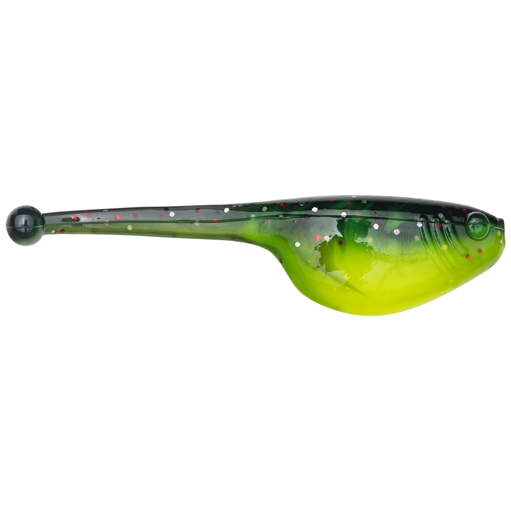 Strike King Mr. Crappie Shadpole Tuxedo Black-Chart / 2"