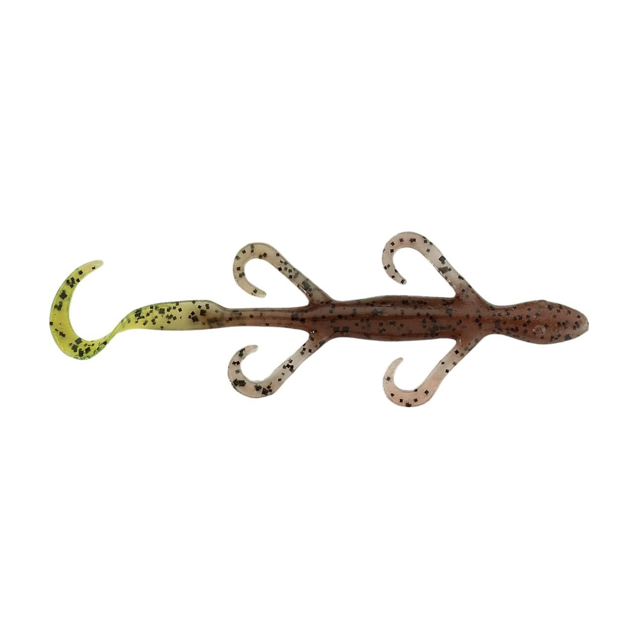 Zoom 002-249 Green Pumpkin Purple Gold Lizard 6 Soft Fishing Lure