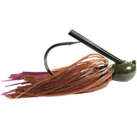 Missile Baits Ike's Mini Flip Jig 3/8 oz / Brown Purple Passion