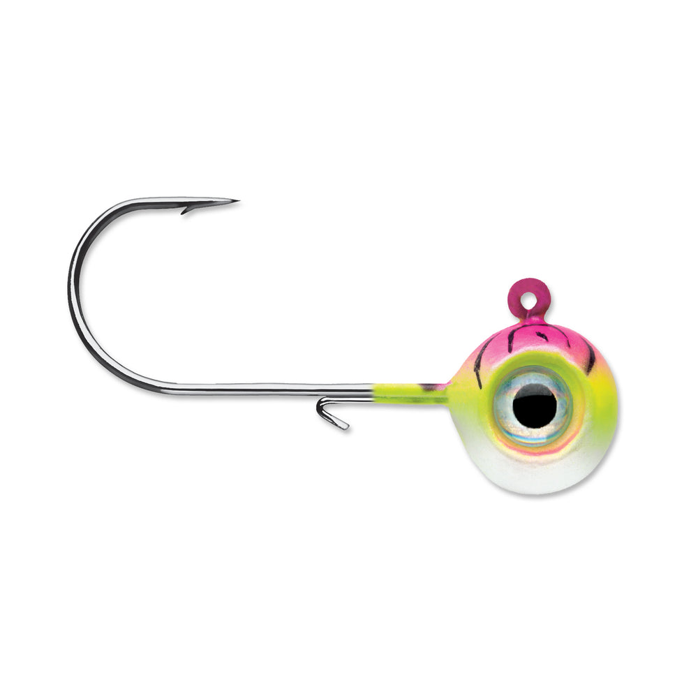 VMC Neon Moon Eye Jig 1/4 oz / Pink Fire UV