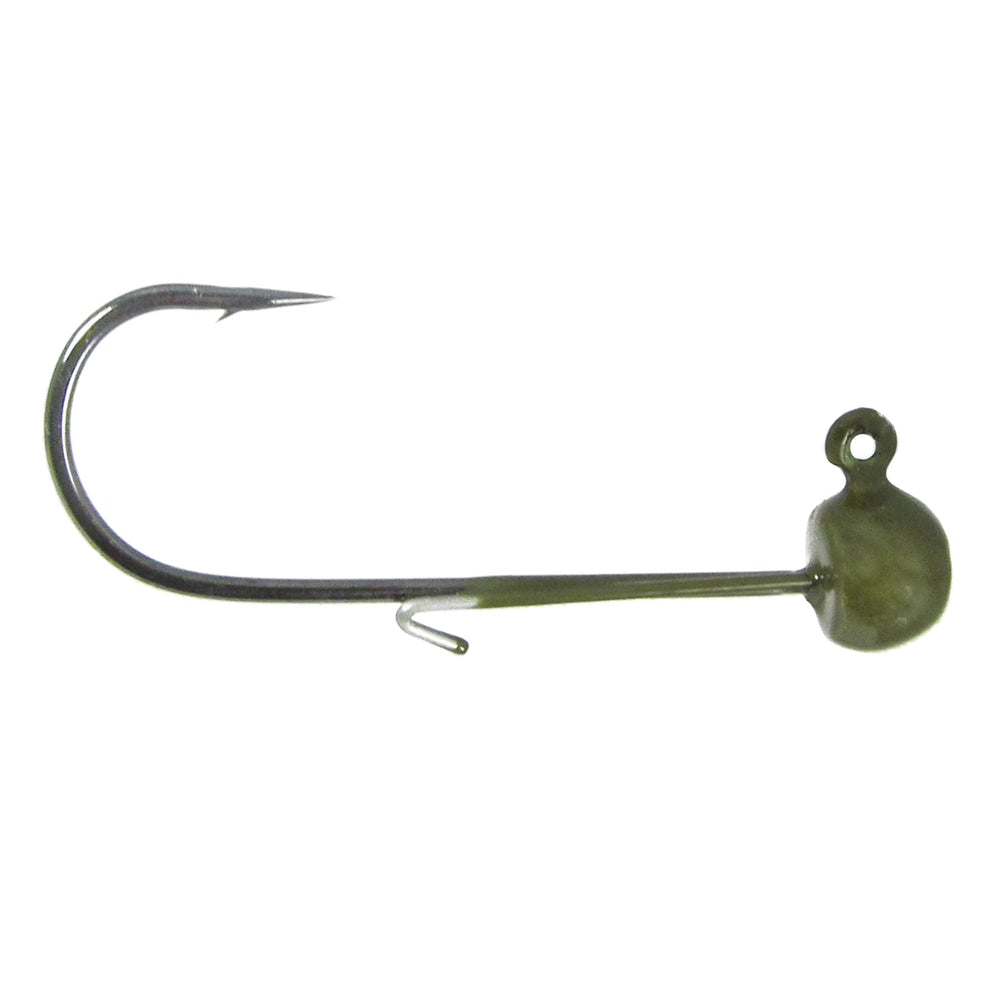 Outkast Tackle Perfect Ned Head 3/16 oz / Green Pumpkin / 1/0