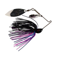 Bassman Spinnerbaits Compact Series Tandem Blades Phantom / 3/8 oz