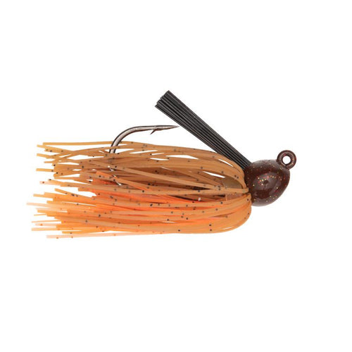 Strike King Bitsy Flip Jig 1/4 oz / Pumpkin Craw Strike King Bitsy Flip Jig 1/4 oz / Pumpkin Craw